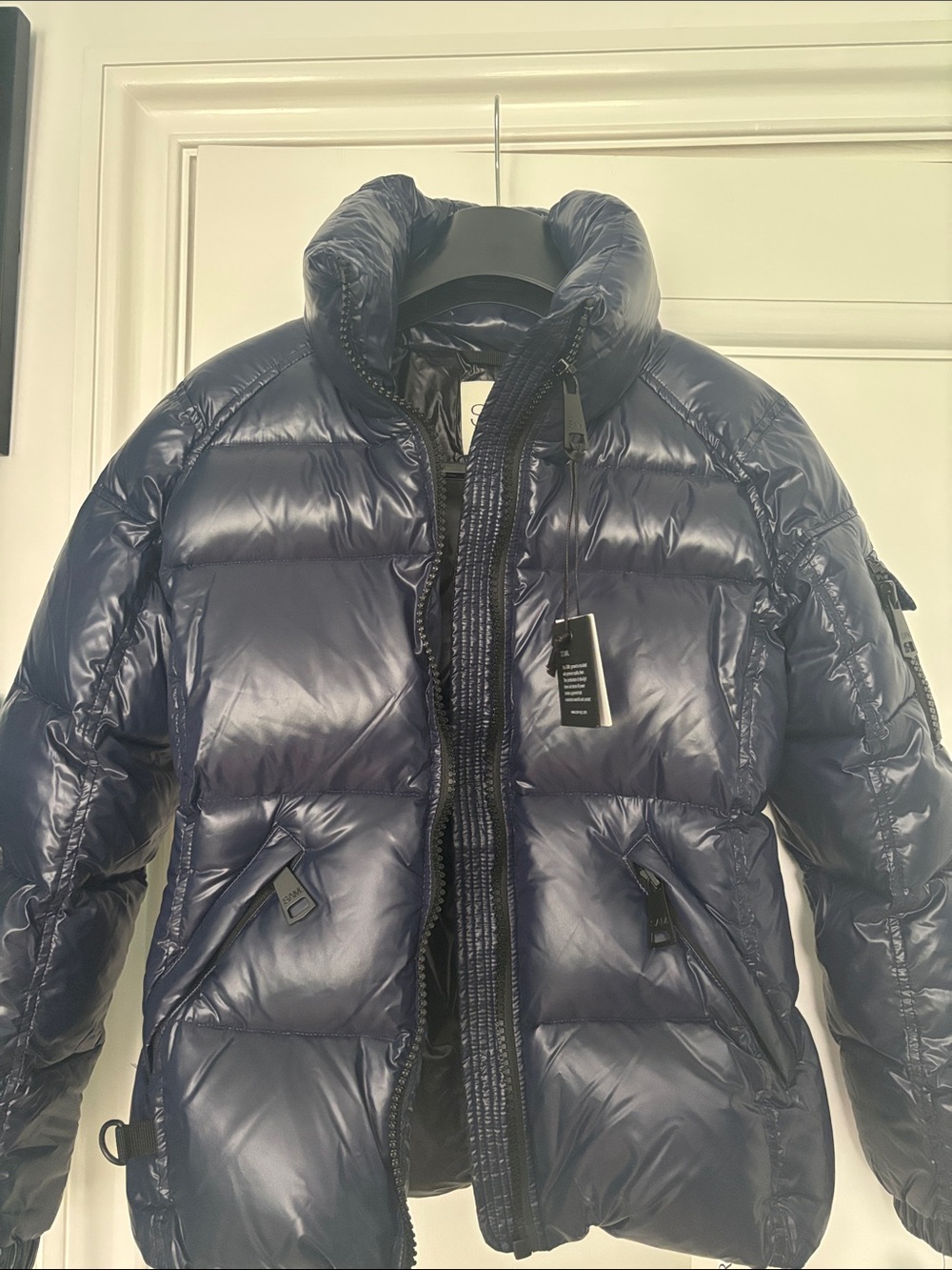 SAM. Navy Blue Puffer Jacket